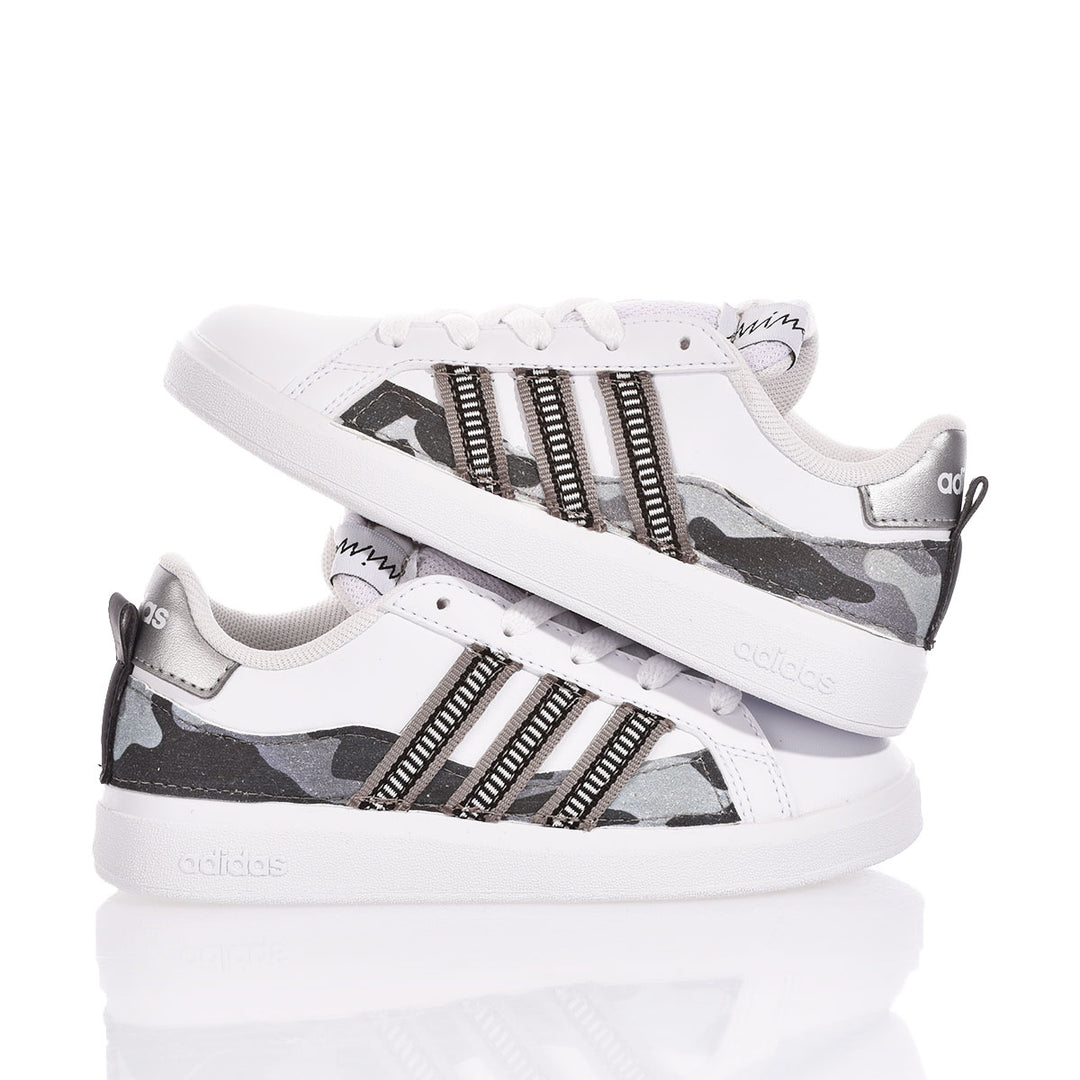 Adidas Junior Gray Camo