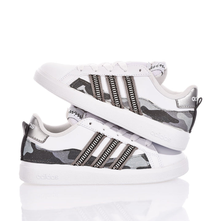 Adidas Junior Gray Camo
