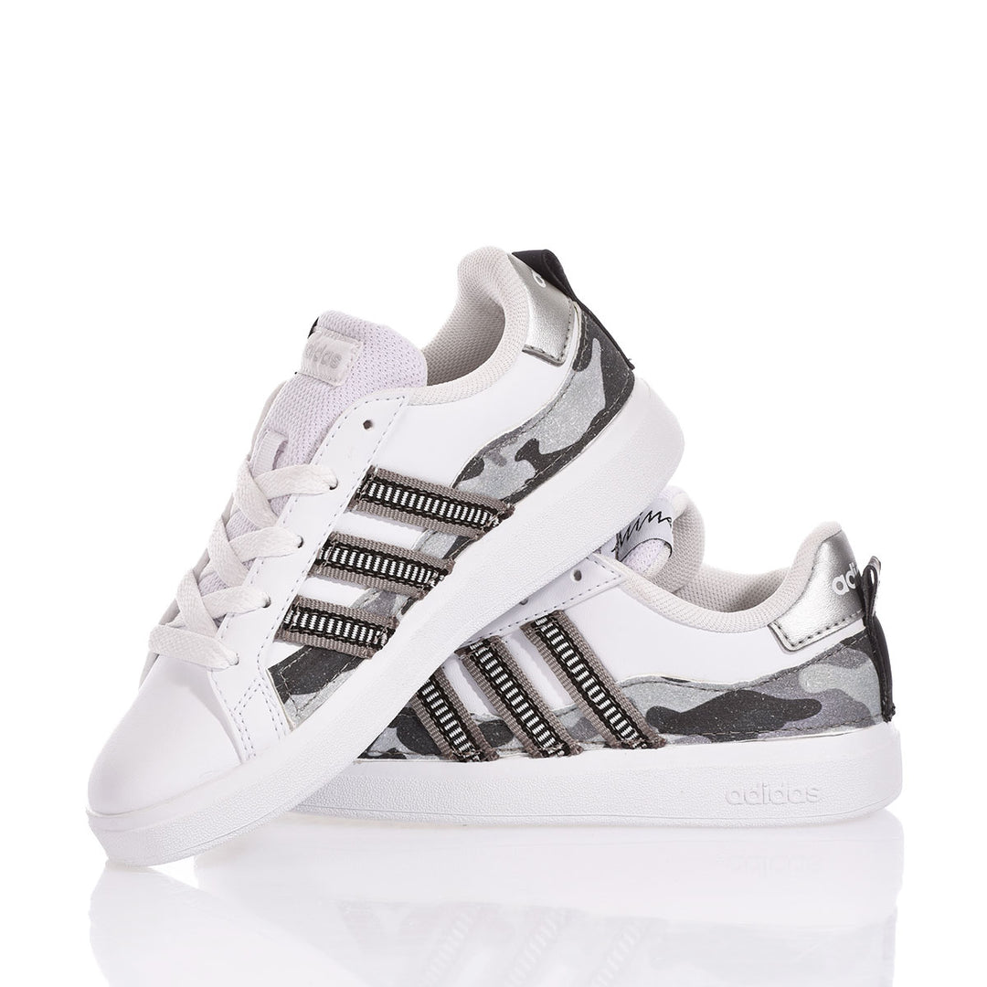 Adidas Junior Gray Camo