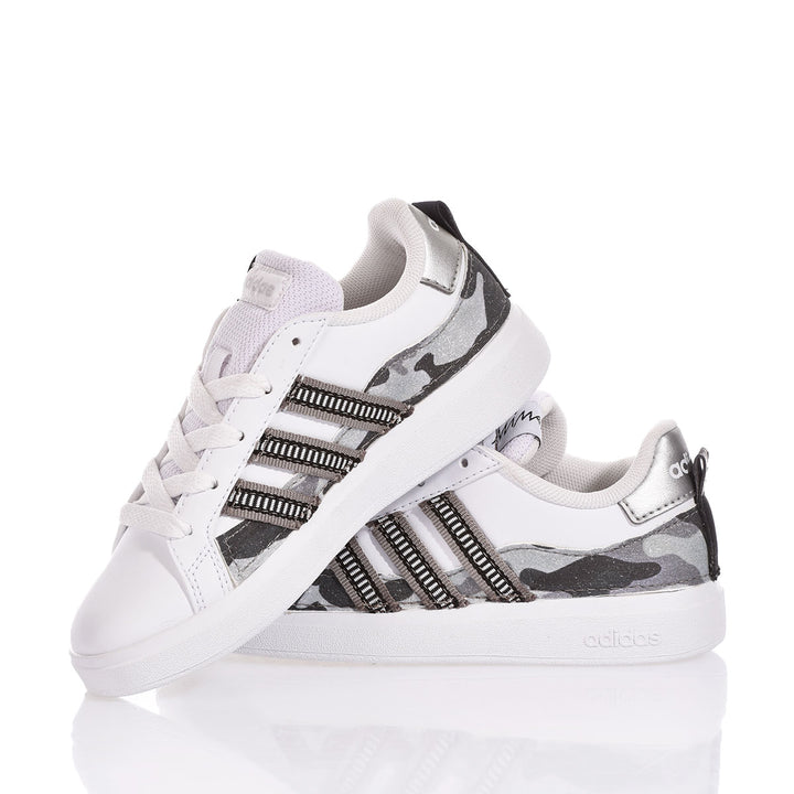 Adidas Junior Gray Camo