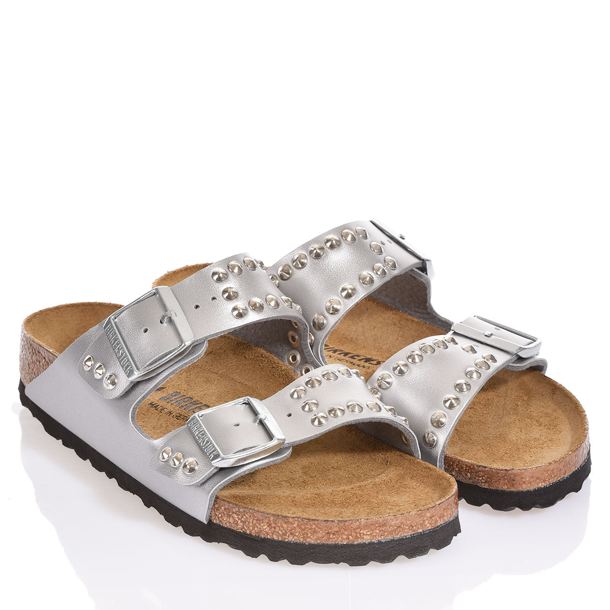 Birkenstock Arizona Silver Studs