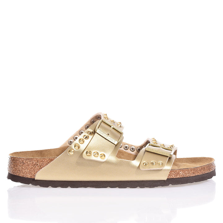 Birkenstock Arizona Gold Studs