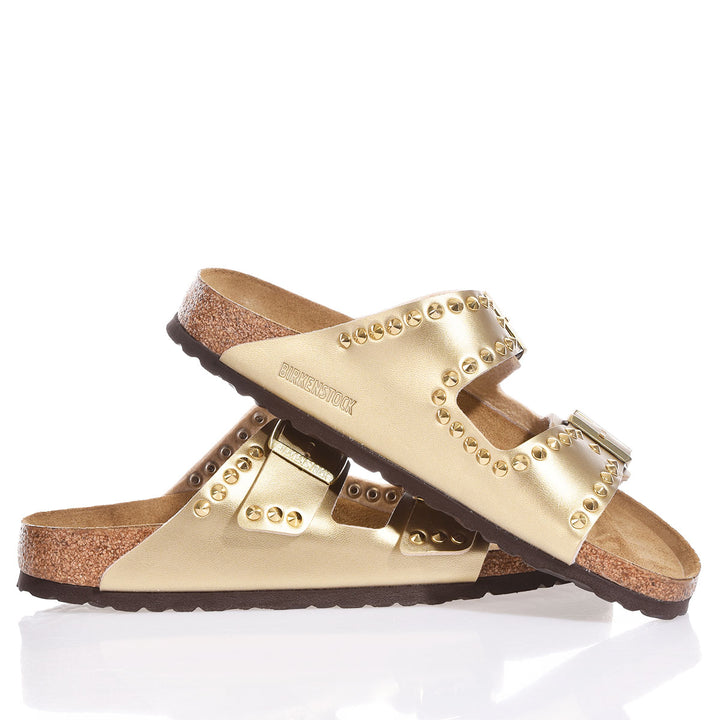 Birkenstock Arizona Gold Studs