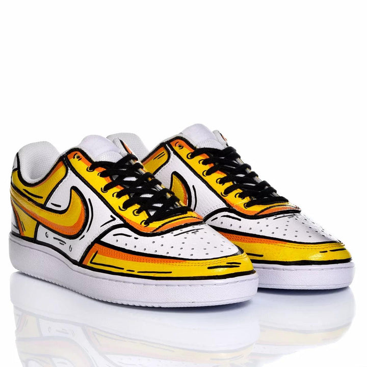 Nike Comics Sun Court Vision Painting