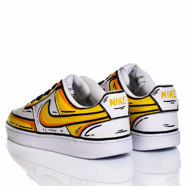 Nike Comics Sun Court Vision Painting