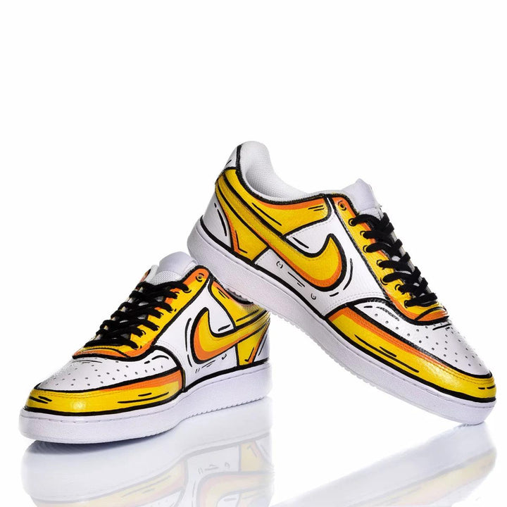 Nike Comics Sun Court Vision Painting