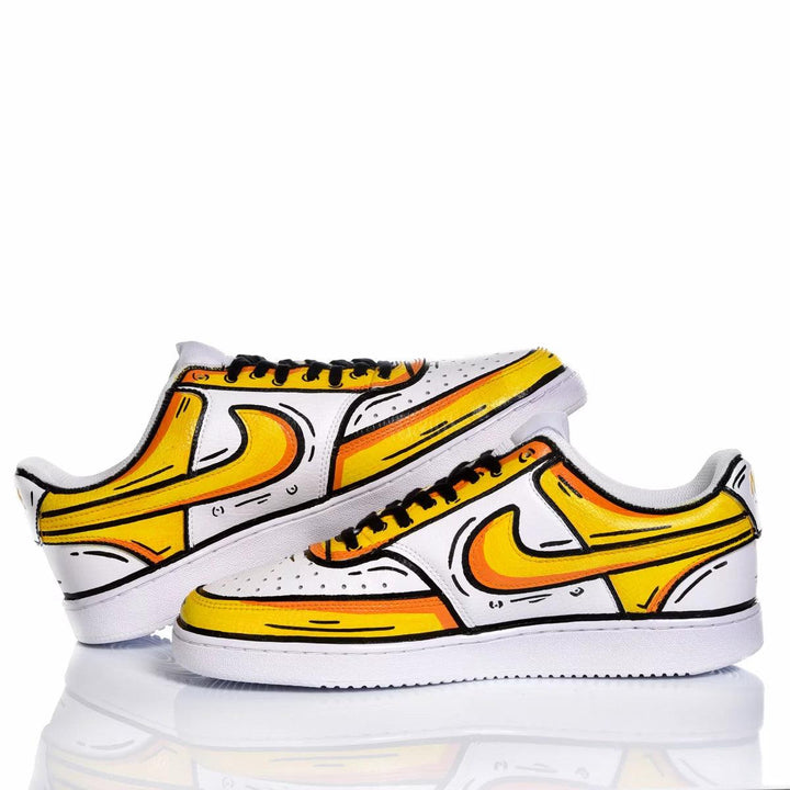 Nike Comics Sun Court Vision Painting