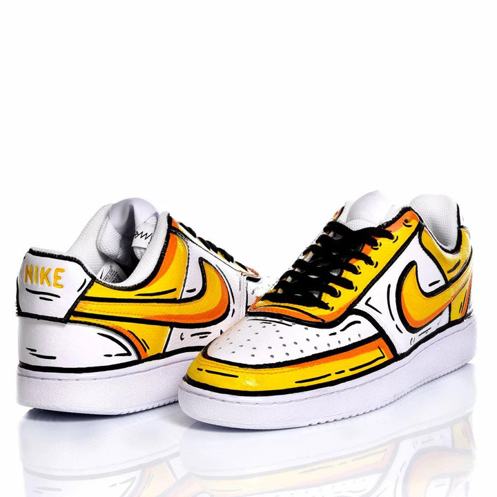 Nike Comics Sun Court Vision Painting