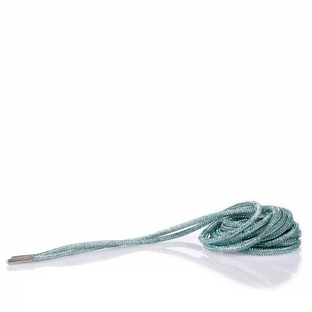 Aqua Bohemica laces 140cm  Swarovski