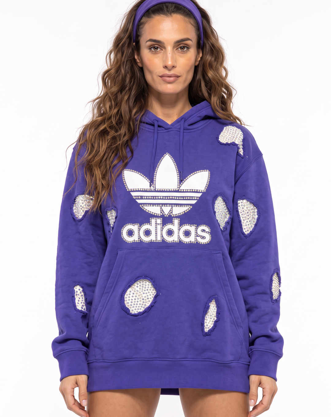 Hoodie Adidas Hole Purple Sw