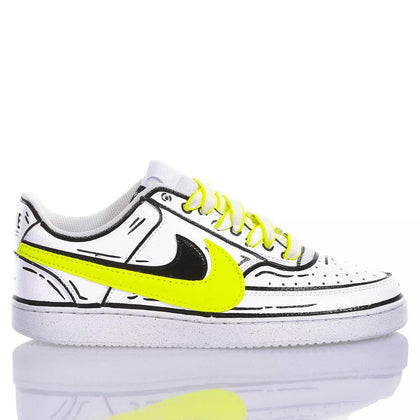 Nike Neon Comics Court Vision Painting