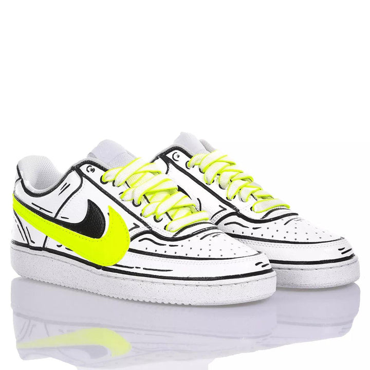Nike Neon Comics Court Vision Painting