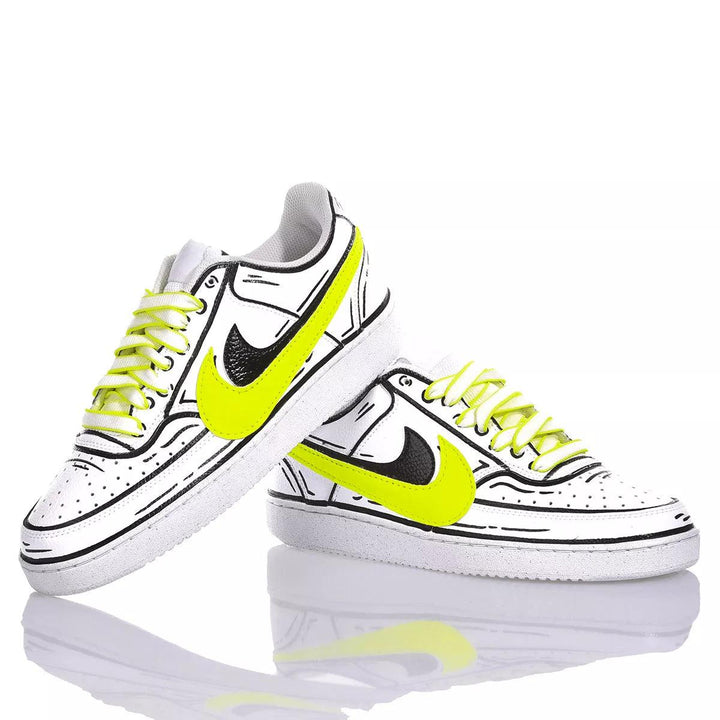 Nike Neon Comics Court Vision Painting