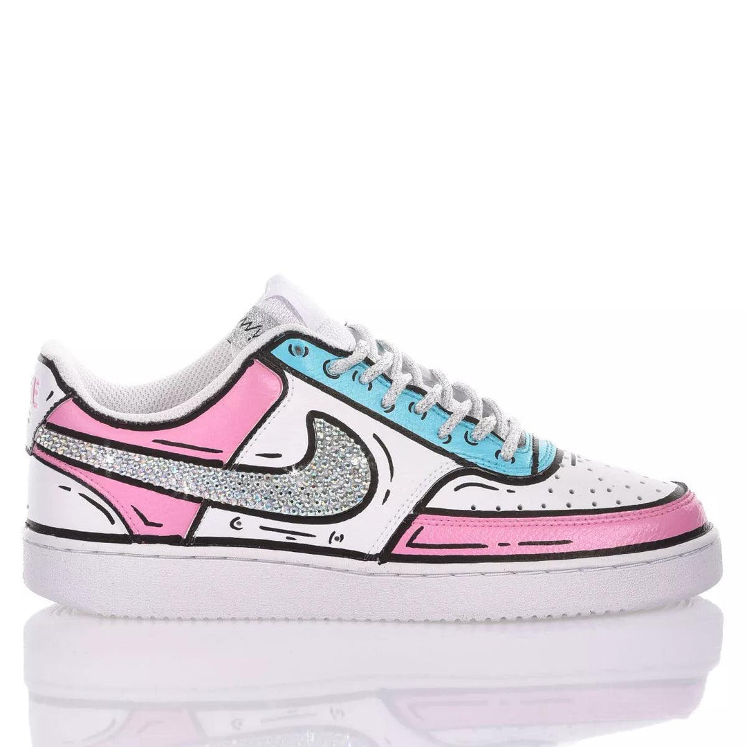 Nike Comics Cinderella Court Vision Painting