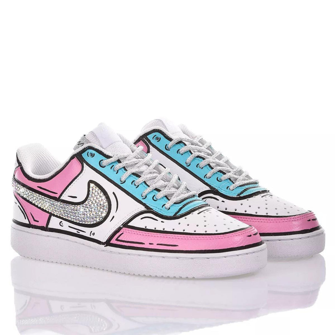 Nike Comics Cinderella Court Vision Painting