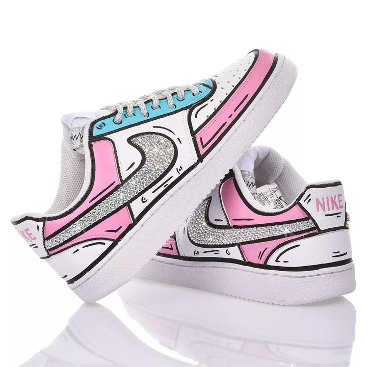 Nike Comics Cinderella Court Vision Painting