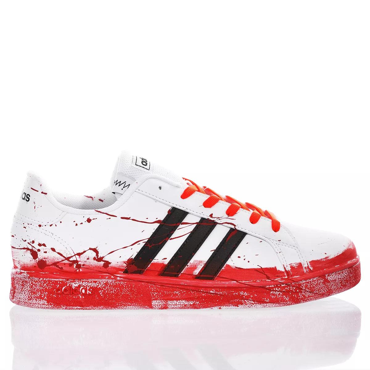 adidas gazelle silver green womens Tan Tartan Custom Shoes - Adidas Superstar main image 1