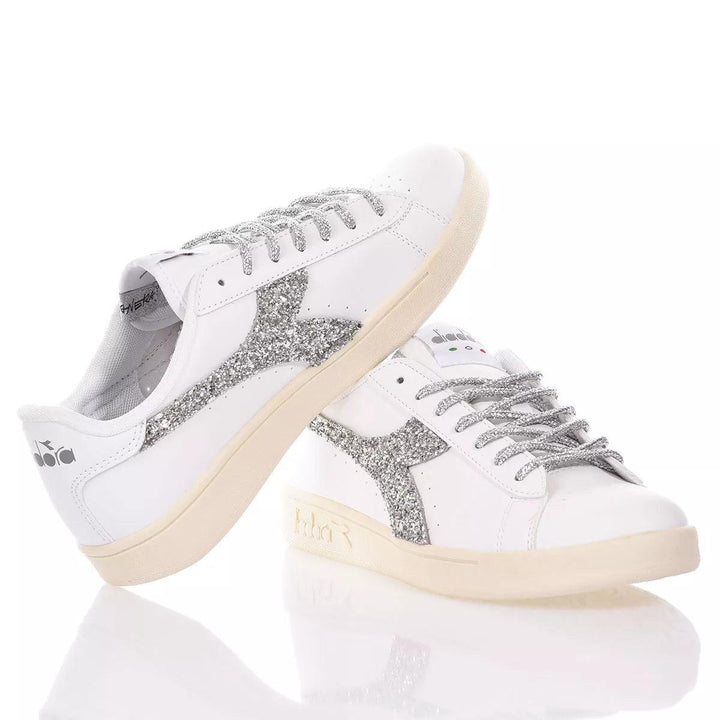 Diadora Glitter Silver  Studs, Painting, Glitter