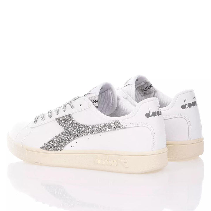 Diadora Glitter Silver  Studs, Painting, Glitter