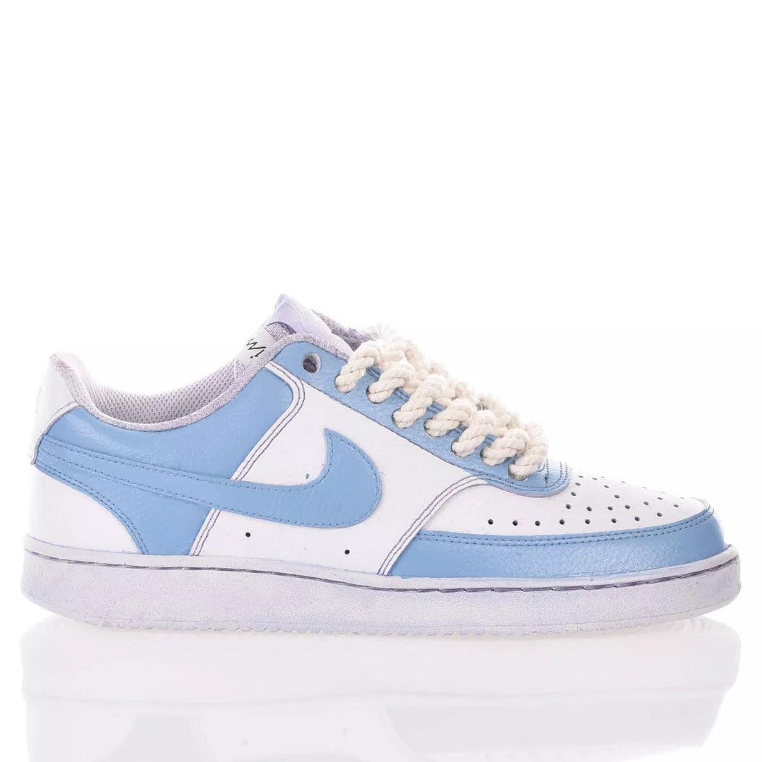 Nike Dye Cerulean Court Vision Painting
