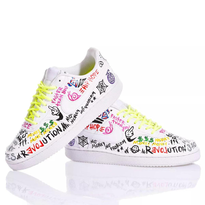 Nike Full Graffiti Court Vision Painting