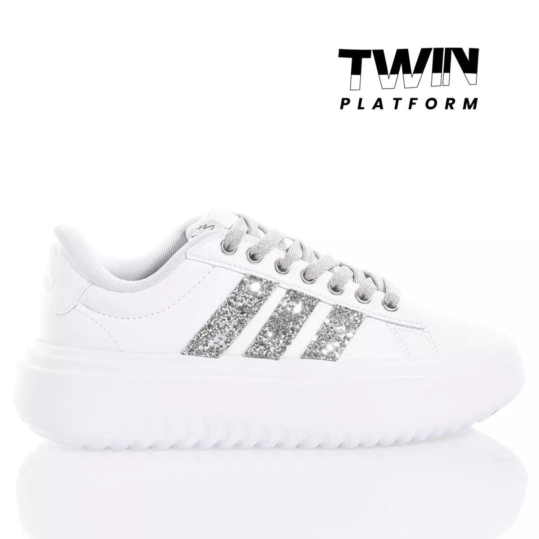 Adidas Cloud Glitter Silver  