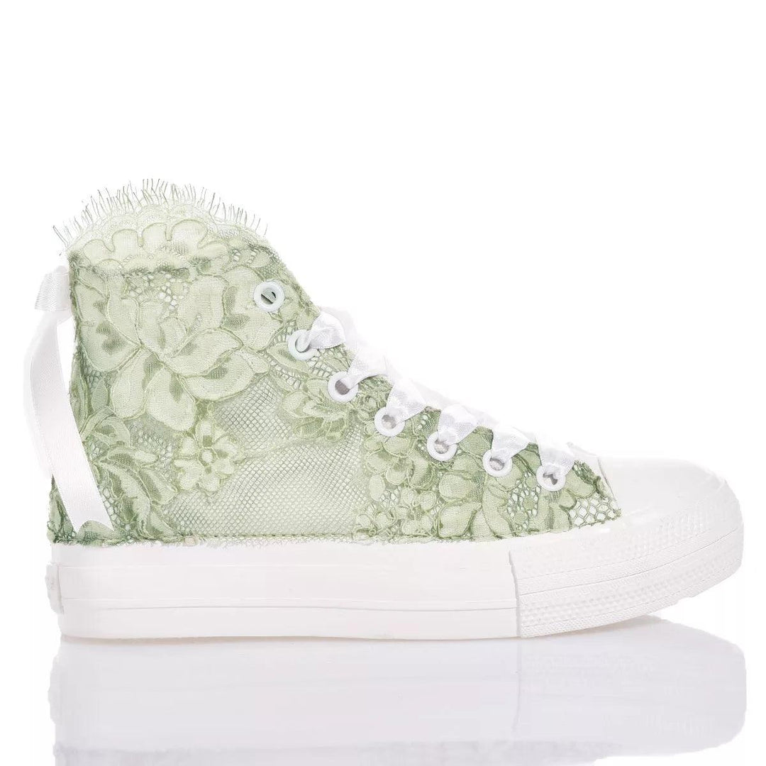 Mimanera Airlines Platform Green Amabel Airlines Platform Lace