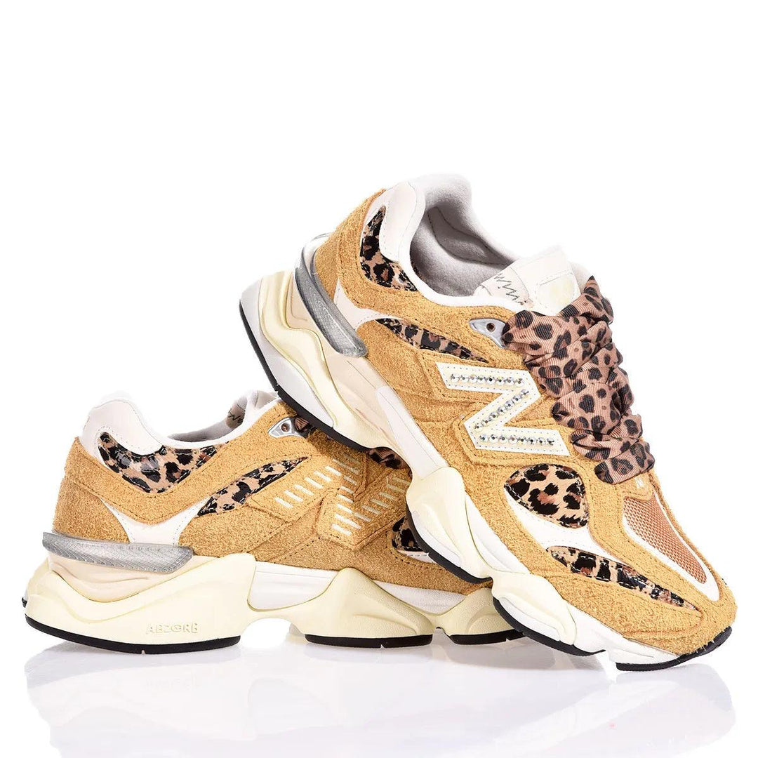 New Balance 9060 Leo Saffron 9060 Animalier,Special,Swarovski