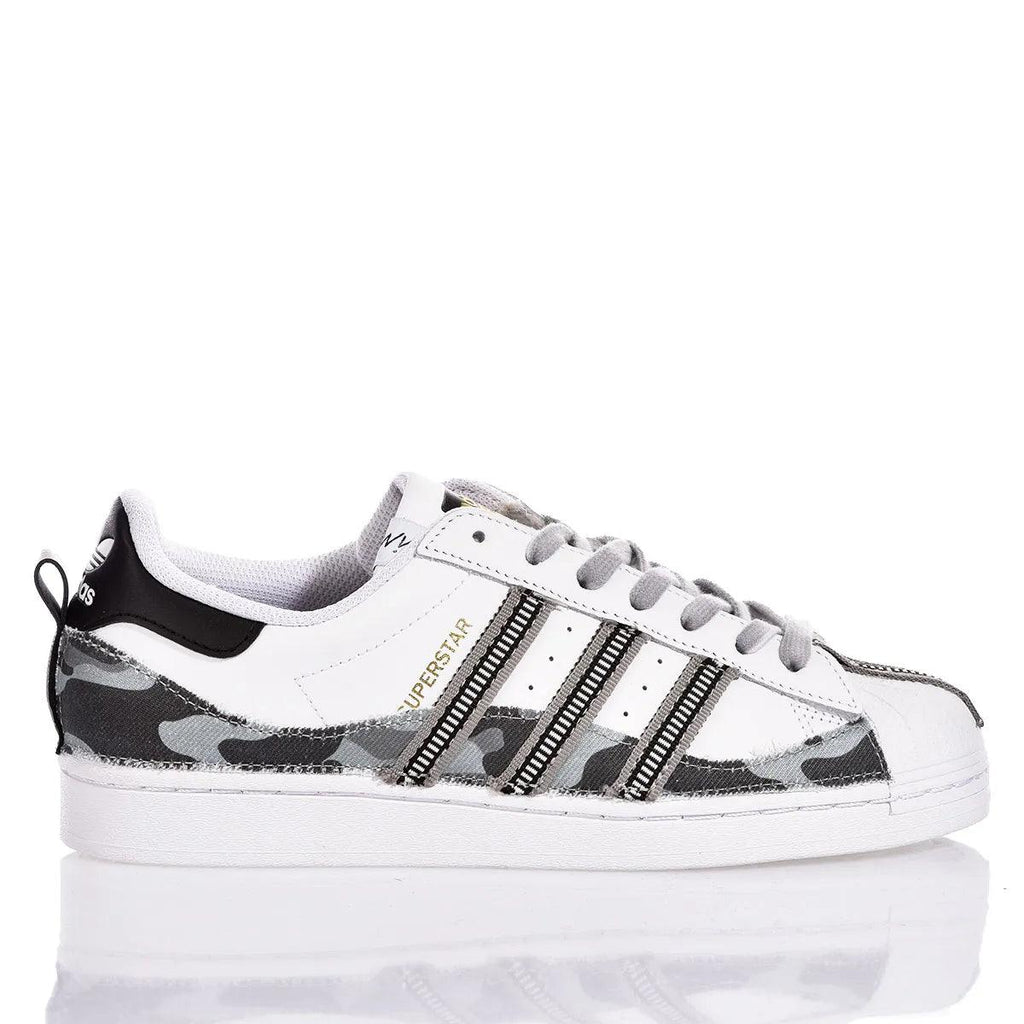 Adidas Superstar Gray Camo
