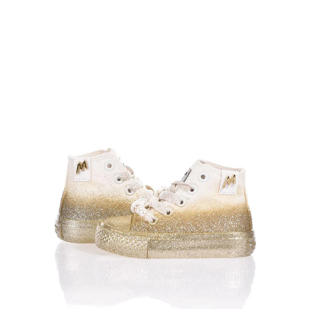 Mimanera Airlines Baby Gold Glittery Airlines Glitter