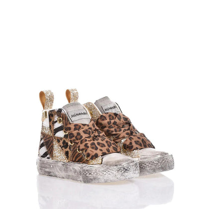 Mimanera Airlines Baby Jungle Patch Airlines Animalier, faded, glitter