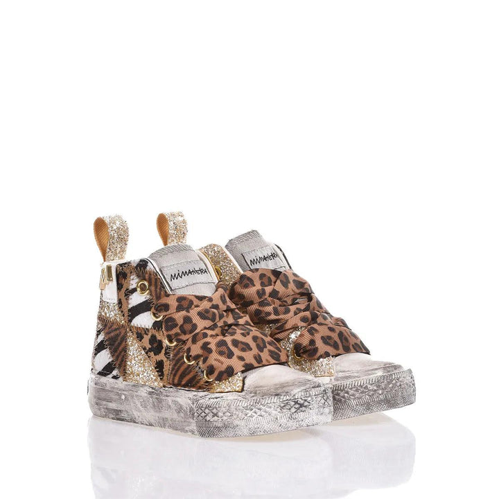 Mimanera Airlines Baby Jungle Patch Airlines Animalier, faded, glitter