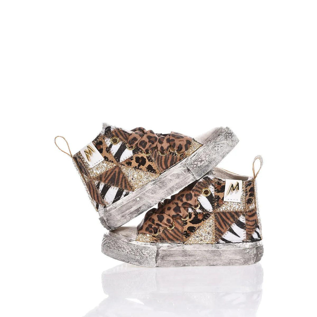 Mimanera Airlines Baby Jungle Patch Airlines Animalier, faded, glitter