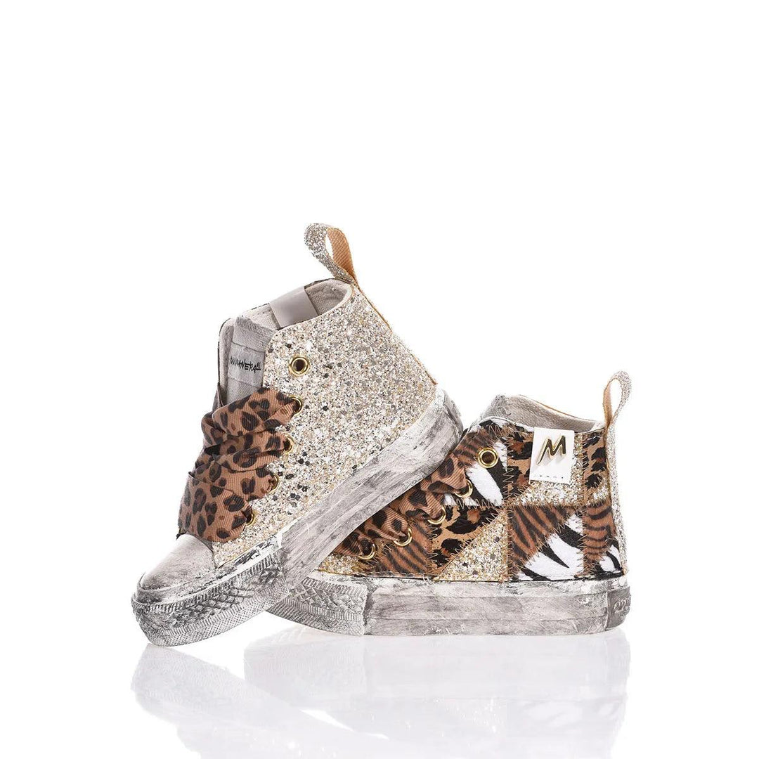 Mimanera Airlines Baby Jungle Patch Airlines Animalier, faded, glitter