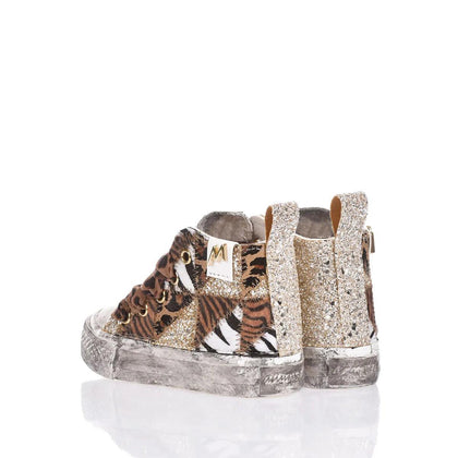 Mimanera Airlines Baby Jungle Patch Airlines Animalier, faded, glitter