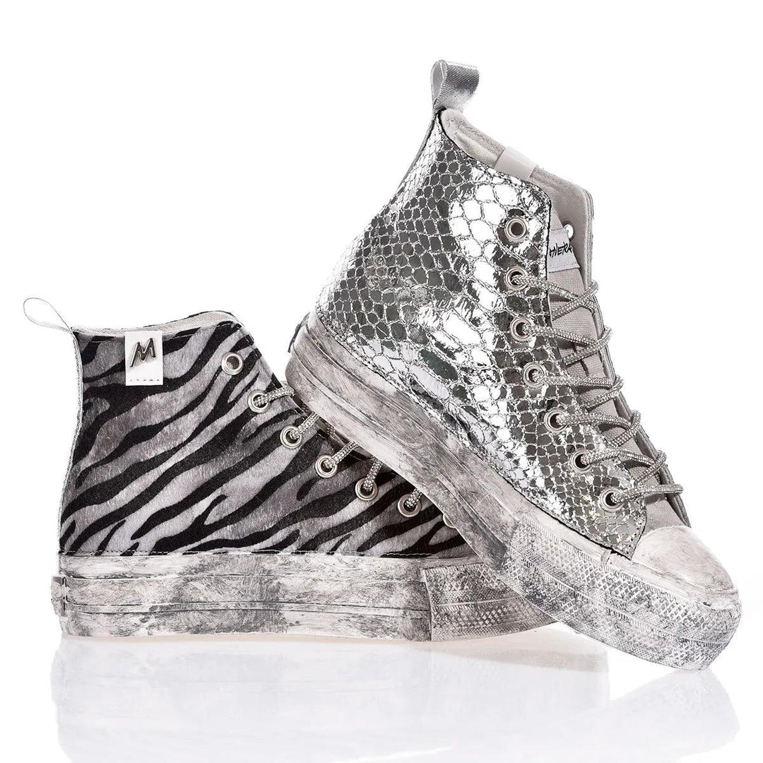 Mimanera Airlines Platform Silver Jungle Airlines Platform Animalier, Dewashed