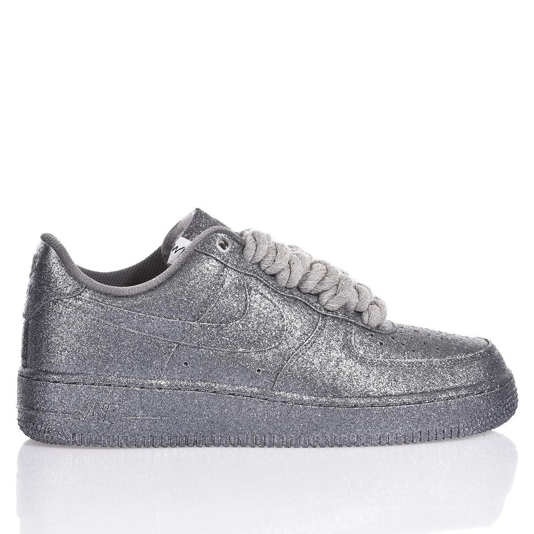 Nike Air Force 1 Full Grey Air Force 1 Glitter