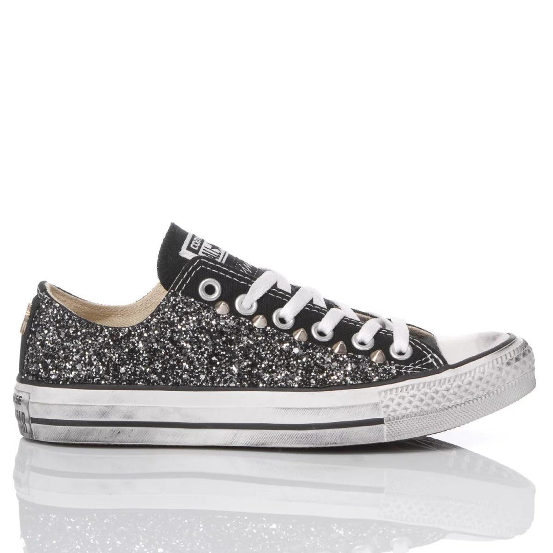 Converse Glitter Black Ox Chuck Taylor Low Glitter