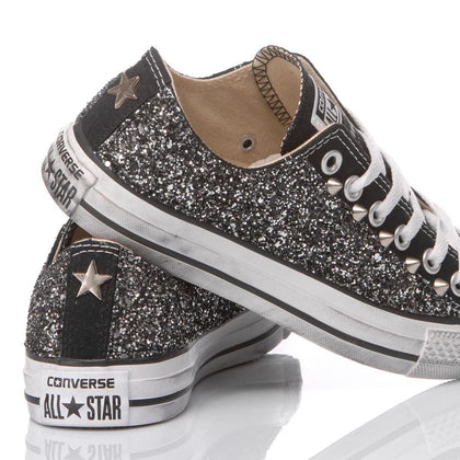 Converse Glitter Black Ox Chuck Taylor Low Glitter