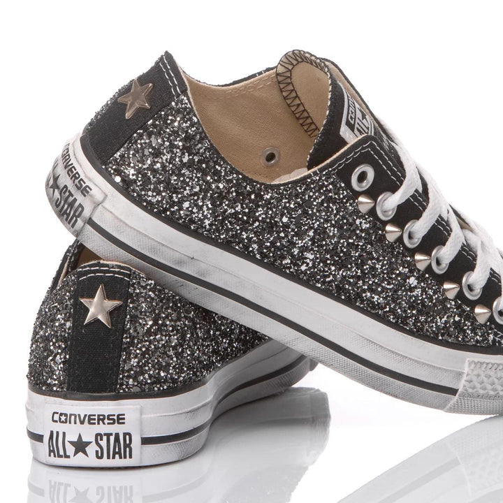 Converse Glitter Black Ox Chuck Taylor Low Glitter