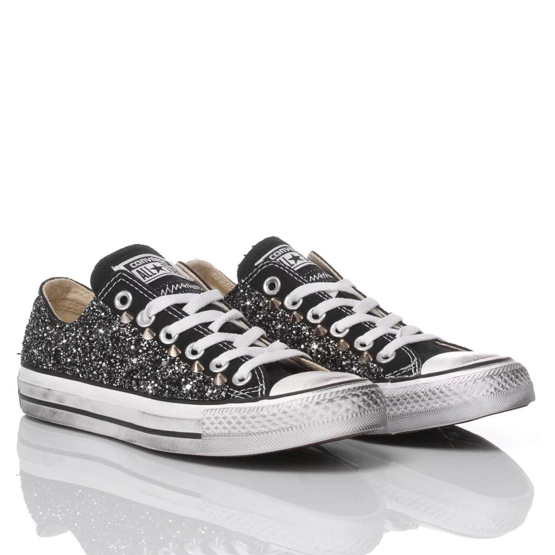 Converse Glitter Black Ox Chuck Taylor Low Glitter