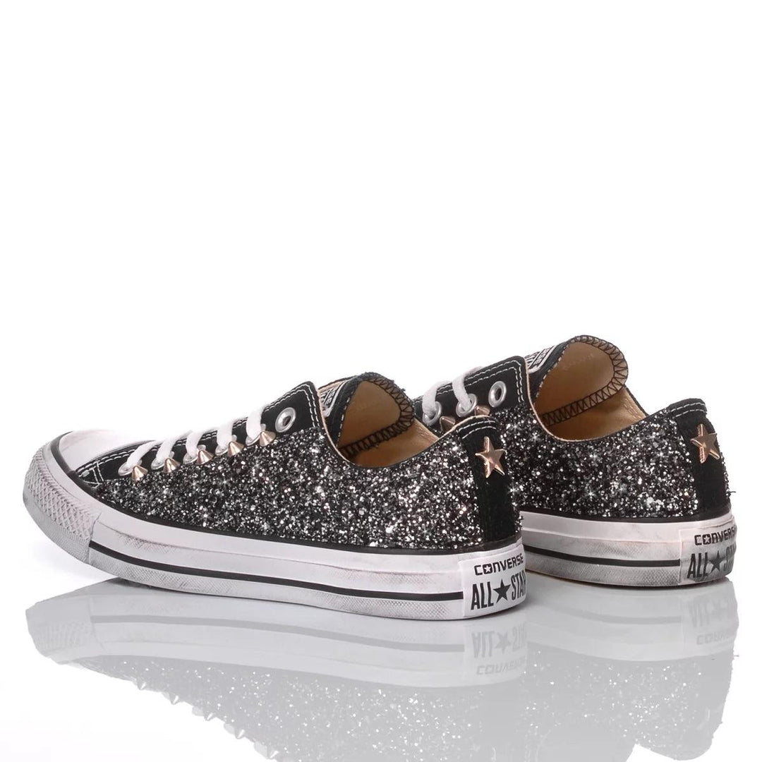 Converse Glitter Black Ox Chuck Taylor Low Glitter