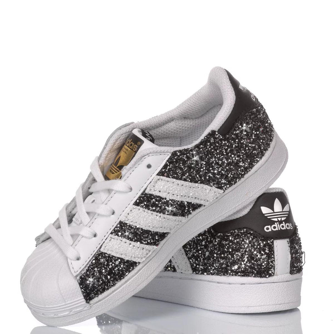 Adidas Superstar Junior Glitter Black - Main Image