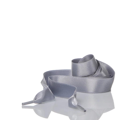 Silver Satin Laces 140 cm  