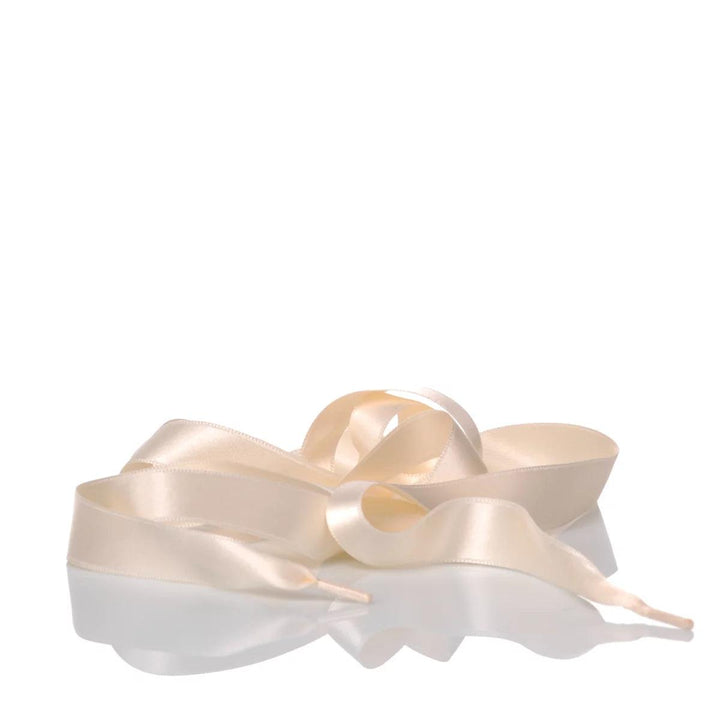 Cream satin laces 140 cm  
