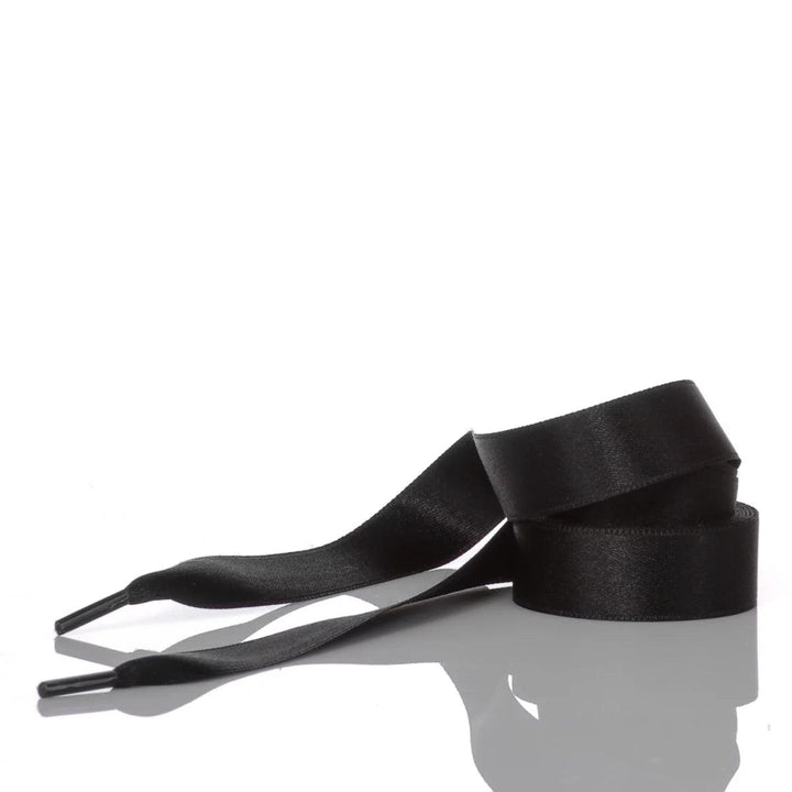 Black Satin Laces 140 cm  