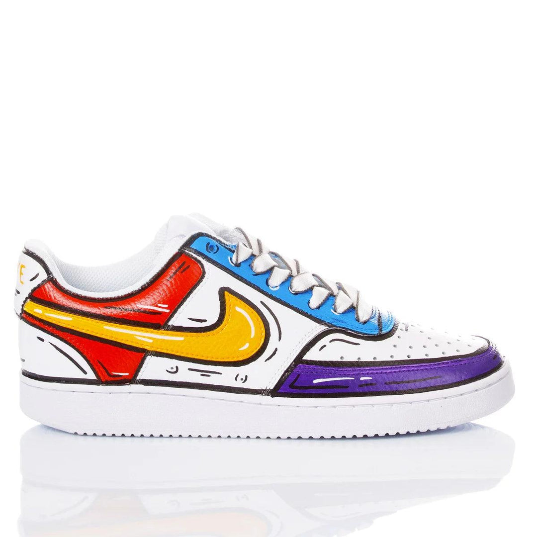Nike Comics Break Court Vision Painting