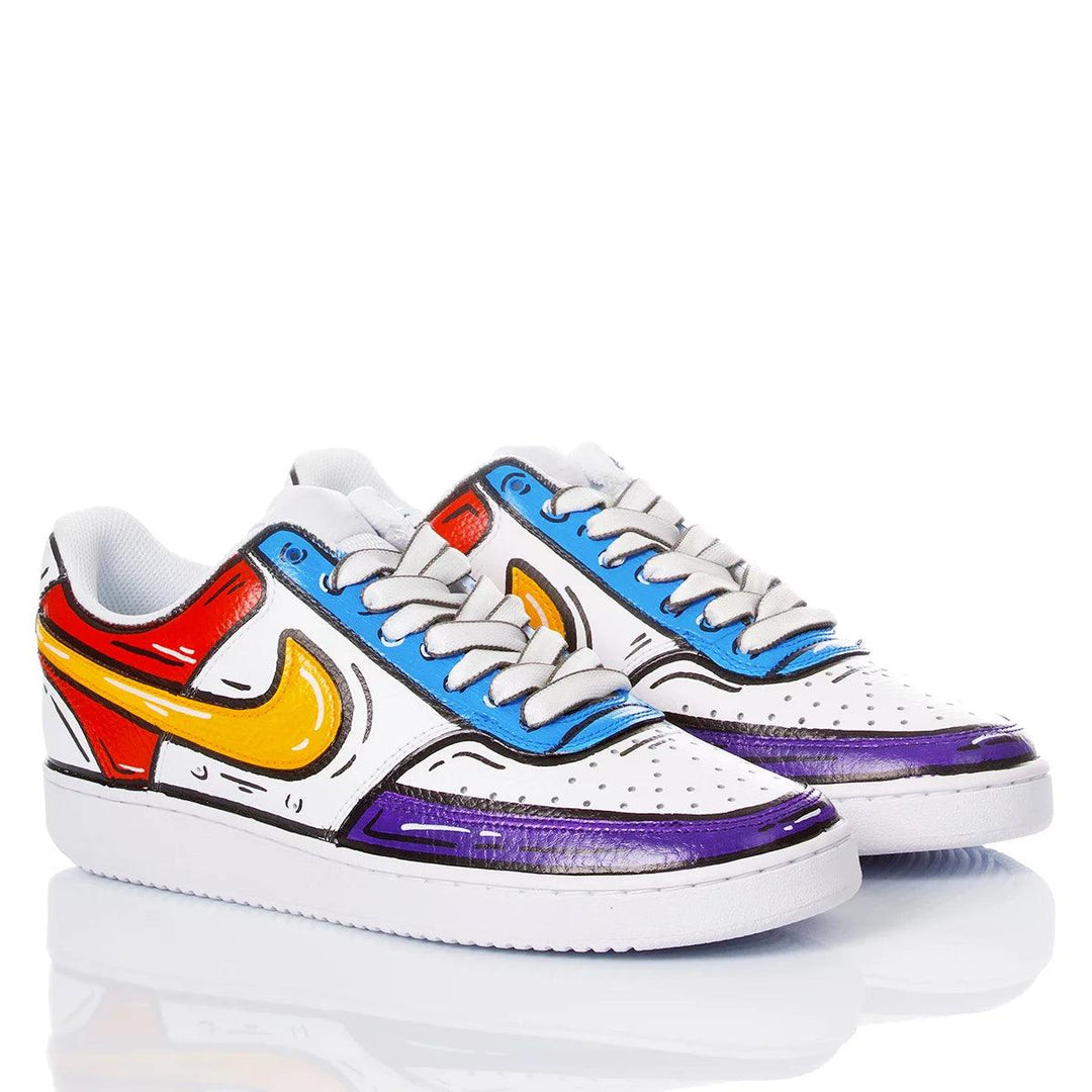 Nike Comics Break Court Vision Painting