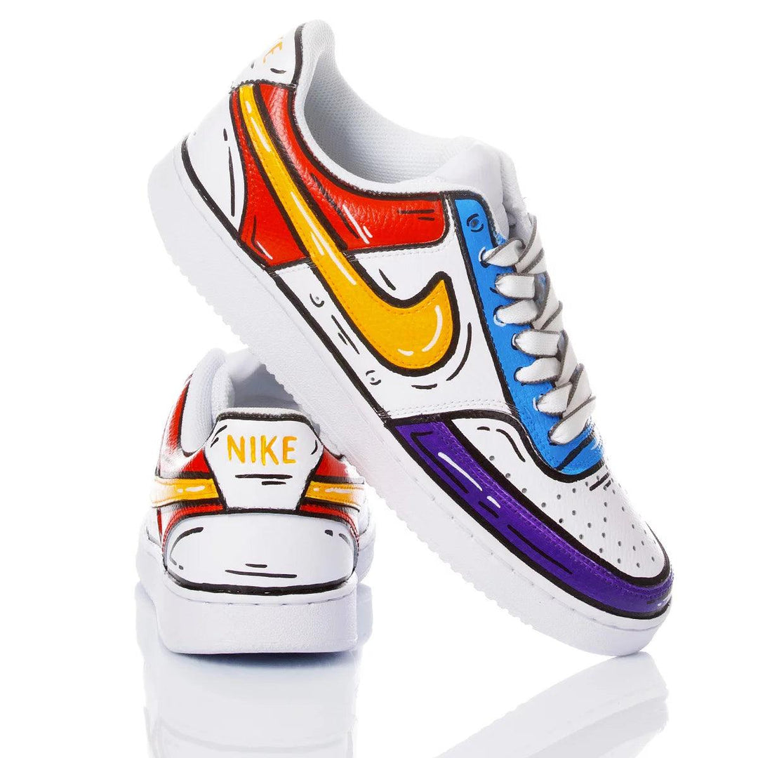 Nike Comics Break Court Vision Painting