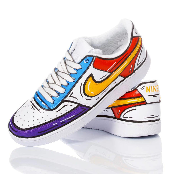 Nike Comics Break Court Vision Painting